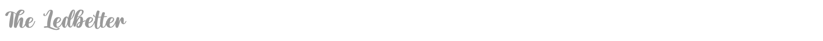 The Ledbetter font preview